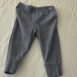 Carter's Black and White Striped Leggings